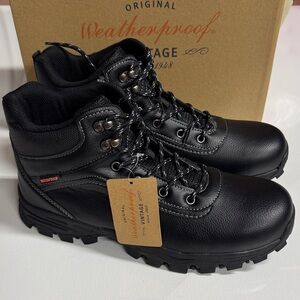 Black Hiking Boots Mens 12 Weatherproof
